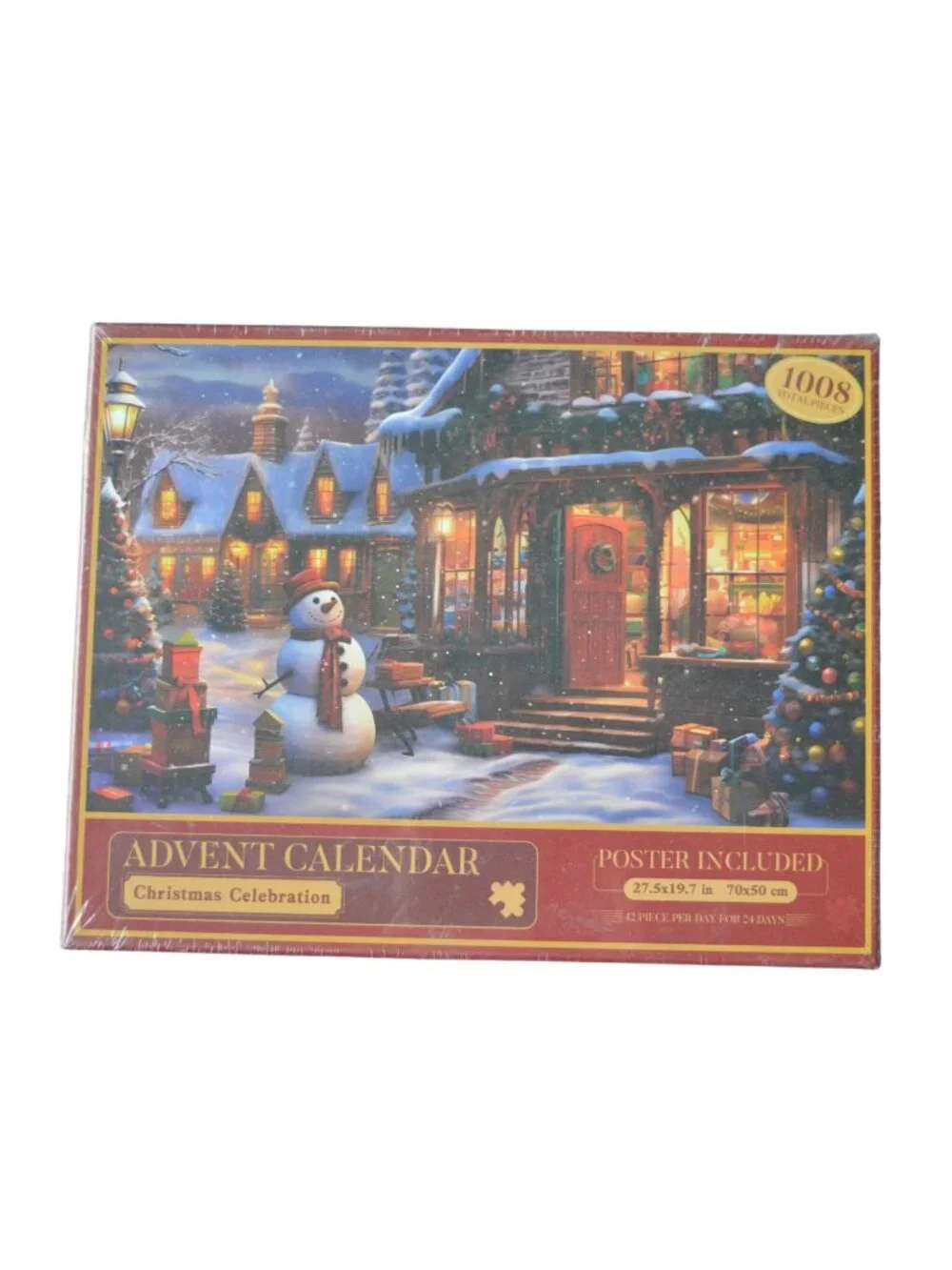 Advent Calendar Jigsaw Puzzle 1008 Pieces Christmas Celebration Theme Includes P